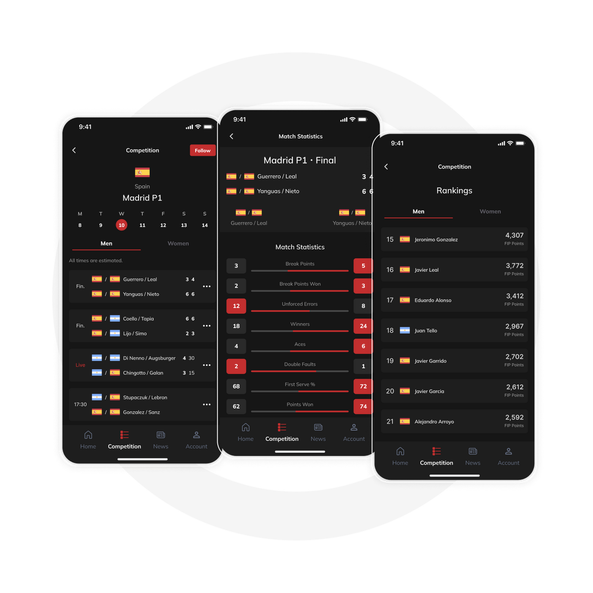 Premier Padel Score (In progress)